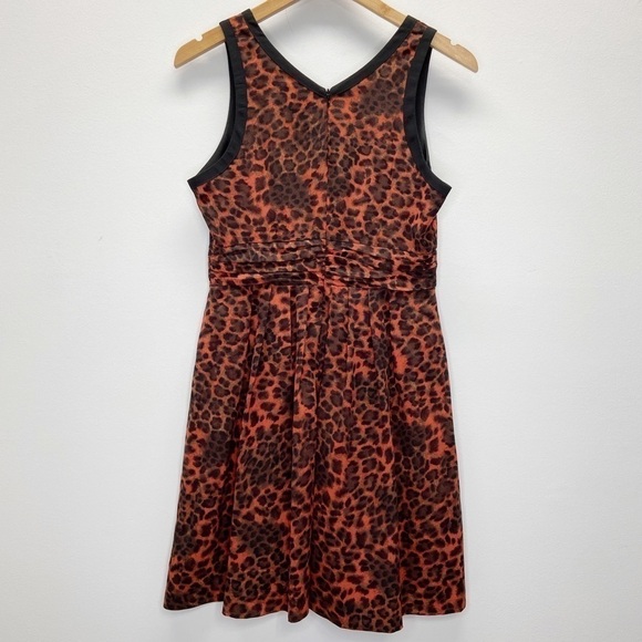 BB Dakota Almeta Wild Things Leopard Print Dress Sz 6 - Picture 2 of 8